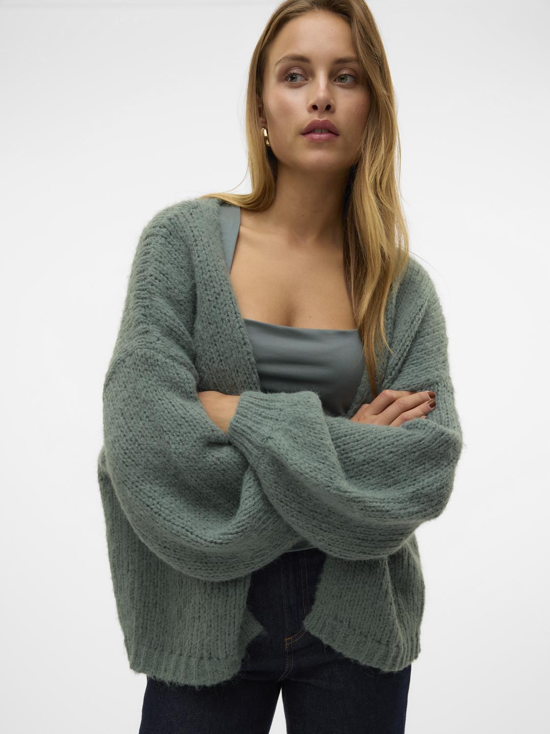 VMMAYBE Knit Cardigan - Laurel Wreath - VERO MODA & VILA Bergvik